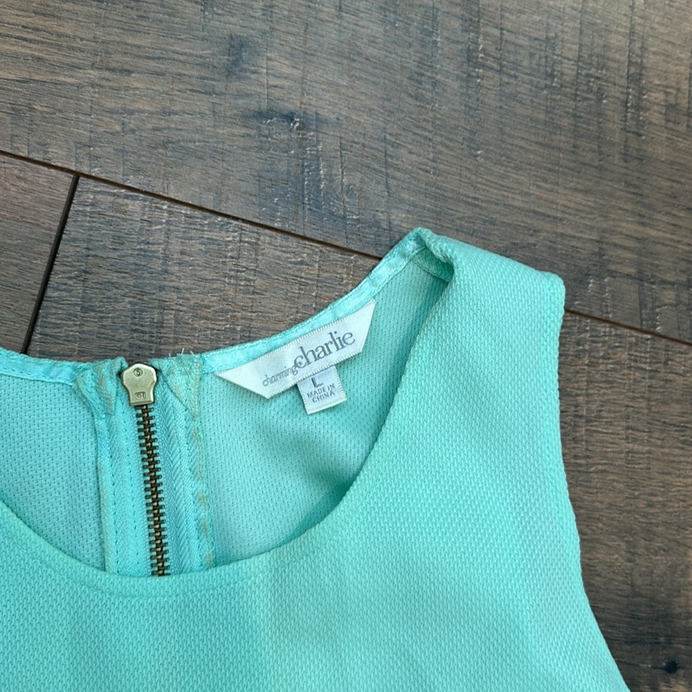 Seafoam Green Dress - Picture 4 of 4